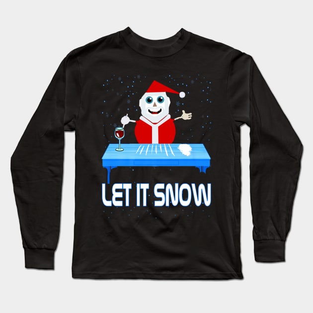 Let it snow Long Sleeve T-Shirt by AdelaidaKang